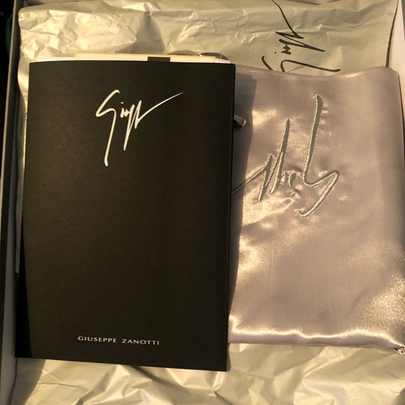 Navy Blue Giuseppes - Picture 2 of 7